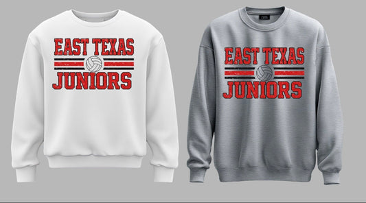East Texas Juniors Volleyball Sweatshirt